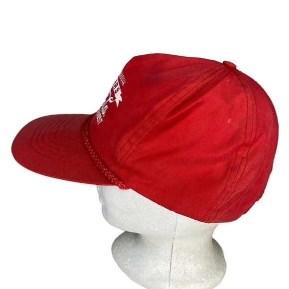 Vintage Coca Cola Hat Coke Fullers 9th Annual Golf Tournament Red OTTO Zipper - Picture 3 of 6